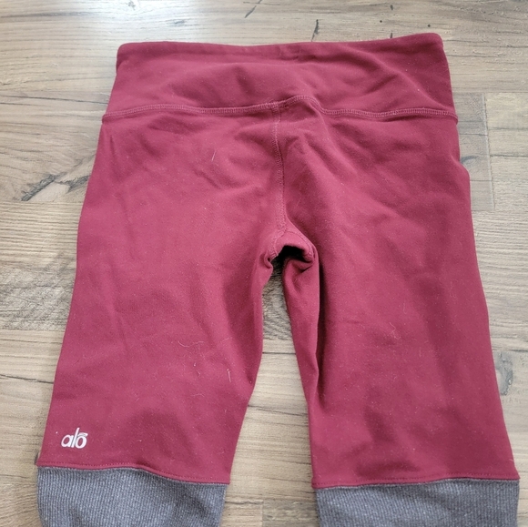 ALO Goddess Ribbed Two-Tone Leggings - Picture 6 of 6